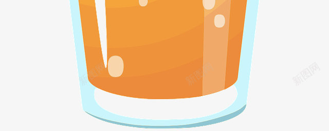 鲜榨的橙汁png免抠素材_新图网 https://ixintu.com 果汁 橙子 玻璃杯 饮料