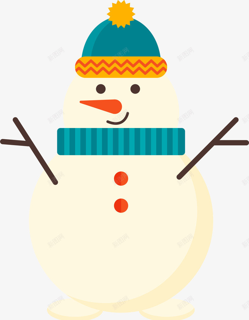 冬季堆雪人png免抠素材_新图网 https://ixintu.com 冬季 卡通可爱 圣诞节 有趣 矢量图案 贴纸 雪人