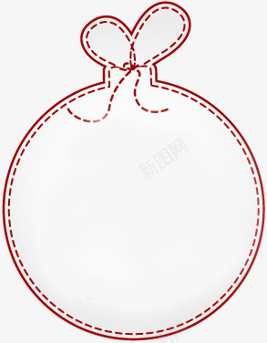 圣诞雪球边框png免抠素材_新图网 https://ixintu.com 圣诞节元素 圣诞雪球边框