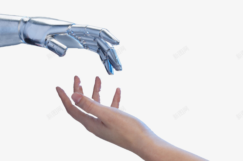 科技与人类接手png免抠素材_新图网 https://ixintu.com 手 手掌 接手 握手 未来 机械 科技 科技机械手 触摸 触碰