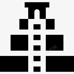 特奥蒂瓦坎Teotihuacan图标高清图片