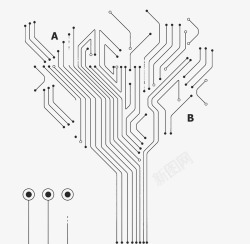 科技树底纹图案素材