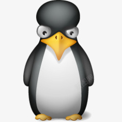 企鹅形象设计恶搞动物形象软件LOGO企鹅图标高清图片