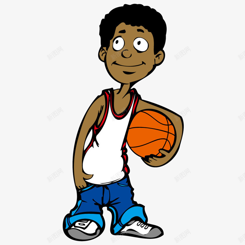 打球运动男孩png免抠素材_新图网 https://ixintu.com 人物 外国人 比赛 玩球的男孩 篮球 锻炼