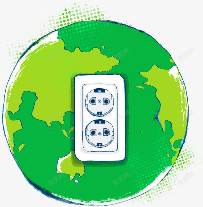 能源环保png免抠素材_新图网 https://ixintu.com 低碳 保护环境 充电 减排 创意 地球 插板 环保 生态 绿色 绿色能源 能源 能源环保 自然 节能