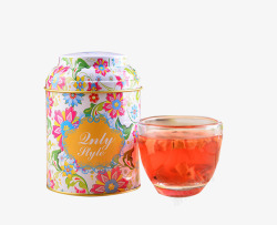 铁罐与茶素材
