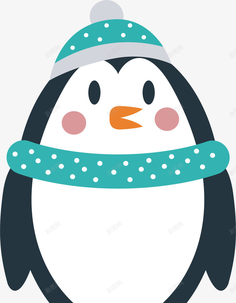 可爱蓝色企鹅矢量图ai免抠素材_新图网 https://ixintu.com 企鹅 可爱企鹅 圣诞企鹅 圣诞节 矢量png 蓝色企鹅 矢量图