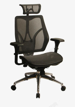 网状椅子办公室黑色椅子高清图片