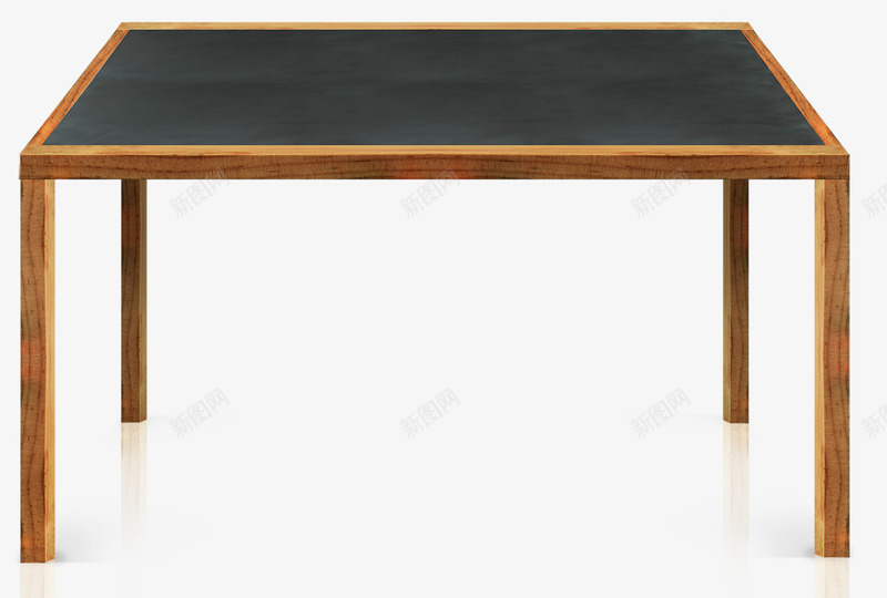 一张黑色面木质桌子png免抠素材_新图网 https://ixintu.com 一张黑色面 实物 木质 桌子