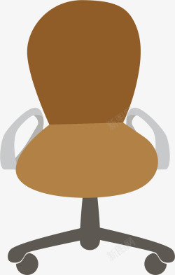 工作椅手绘老板椅子矢量图高清图片