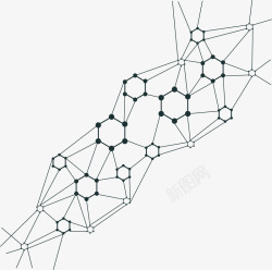 网络花纹科技网络结构花纹高清图片
