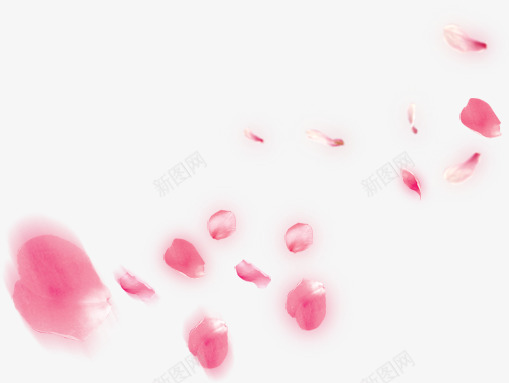 粉色绚丽漂浮模糊花瓣png免抠素材_新图网 https://ixintu.com 模糊 漂浮 粉色 绚丽 花瓣