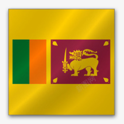 Lanka斯里兰卡斯里兰卡亚洲旗帜高清图片