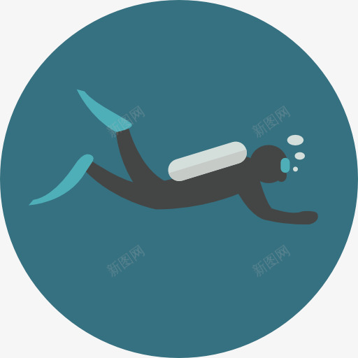 潜水员图标png_新图网 https://ixintu.com 人 体育竞赛的潜水员 工作 职业 行业