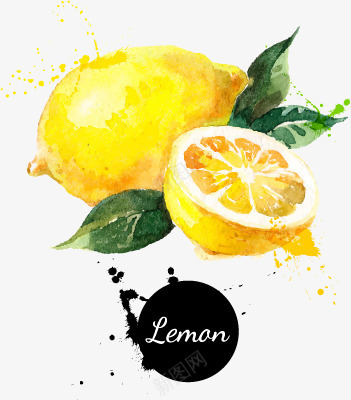 油画柠檬水果食物png免抠素材_新图网 https://ixintu.com 柠檬 水果 油画 食物