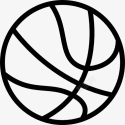 球的轮廓篮球球变图标高清图片