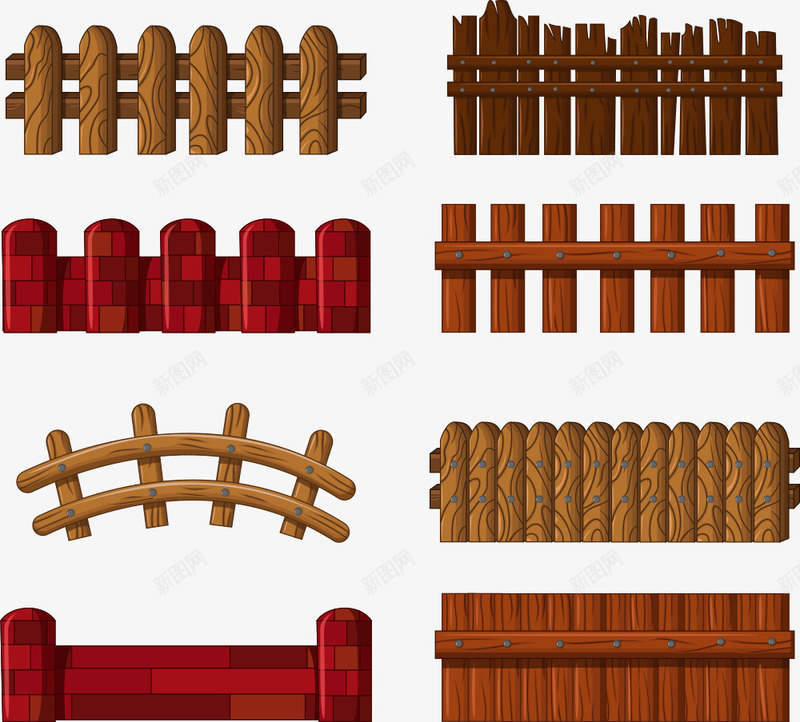 木质花纹栏杆png免抠素材_新图网 https://ixintu.com 卡通栏杆 木质栏杆 栏杆 矢量栏杆