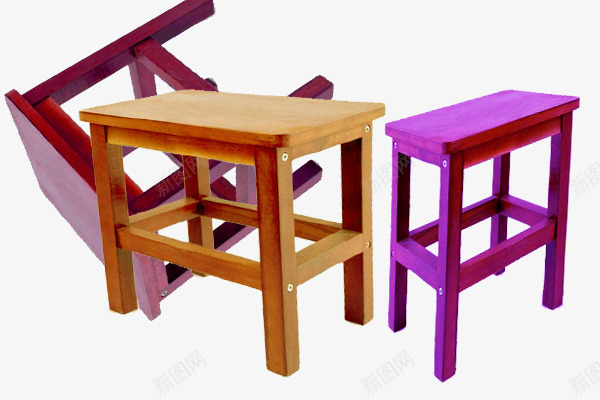 实物木质板凳psd免抠素材_新图网 https://ixintu.com 凳子 多彩 实物 彩色 木质凳子 木质板凳 板凳 精美