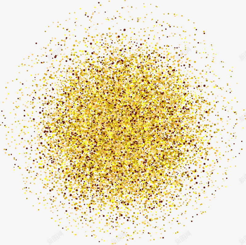 金粉底纹png免抠素材_新图网 https://ixintu.com 底纹 漂浮素材 背景素材 金粉 金色