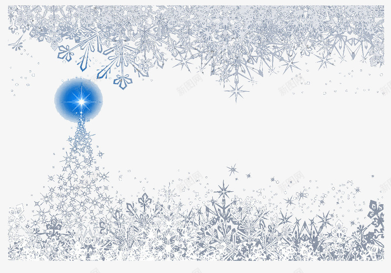 星光雪花圣诞树矢量图ai免抠素材_新图网 https://ixintu.com 圣诞图片 圣诞矢量图 圣诞素材 圣诞节 圣诞节PNG素材下载 圣诞节矢量素材 星光 白色 雪花 矢量图