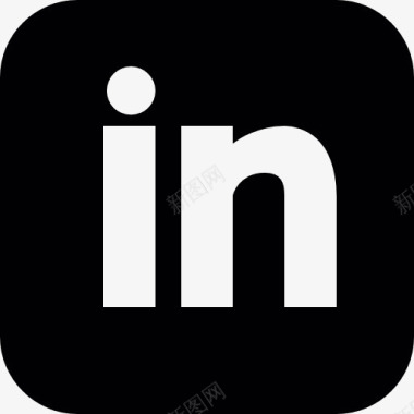 LinkedIn标识按钮图标图标