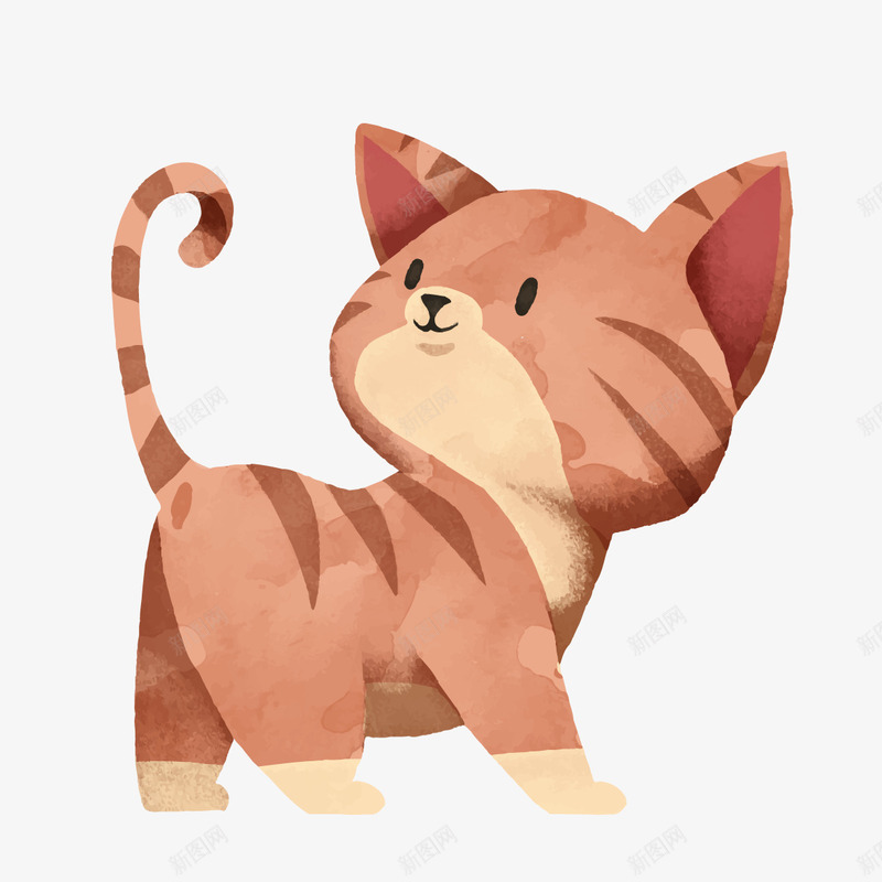 看自己尾巴的小猫咪png免抠素材_新图网 https://ixintu.com 可爱的 小动物 尾巴 手绘图 猫咪 简图 萌萌哒