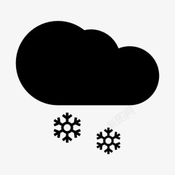 下雪标志天气预报下雪标志图标高清图片