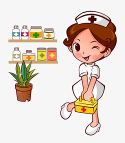可爱小护士卡通小护士高清图片