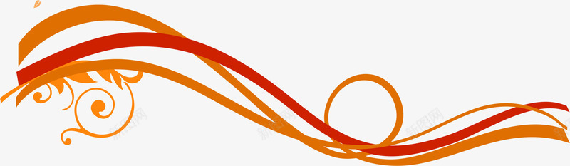 橙色线条矢量图ai免抠素材_新图网 https://ixintu.com AI 底纹 橙色 线条 花纹 花边 矢量图