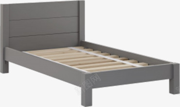 单人床床板png免抠素材_新图网 https://ixintu.com 家具木材 床架子 木质床板 空床