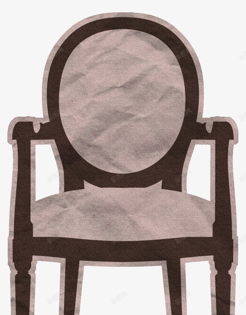 椅子png免抠素材_新图网 https://ixintu.com 剪纸 复古 椅子 欧式椅子