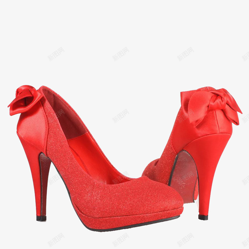 婚鞋png免抠素材_新图网 https://ixintu.com 女士高跟鞋 婚鞋 红色女鞋 高跟鞋