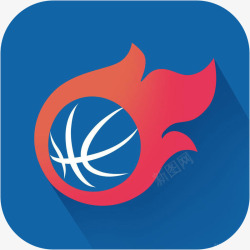 球探篮球图标a手机OnFire体育APP图标高清图片