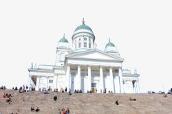 赫尔辛基景点赫尔辛基白教堂摄影高清图片