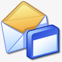电子邮件显示计算机监控屏幕邮件素材