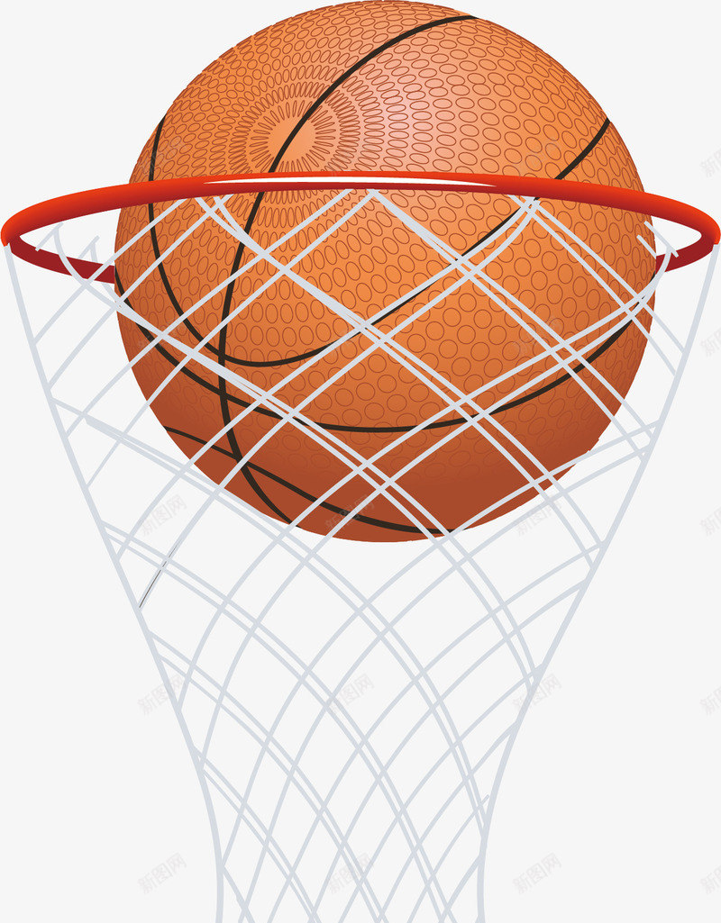 篮球入框png免抠素材_新图网 https://ixintu.com 篮球 篮球框
