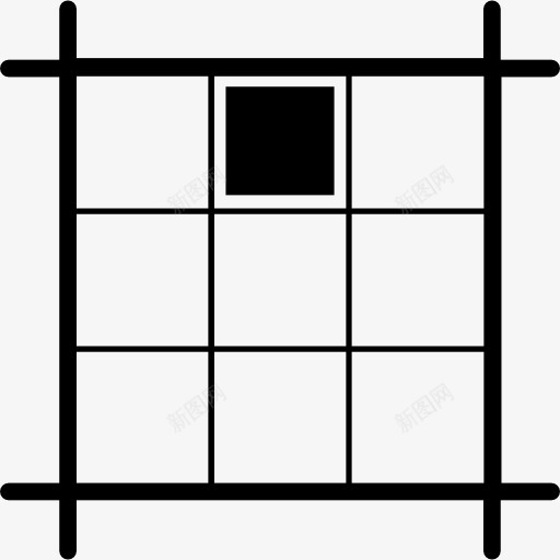 北广场在布局选择图标png_新图网 https://ixintu.com 北 广场 符号 网格 网格布局 表格