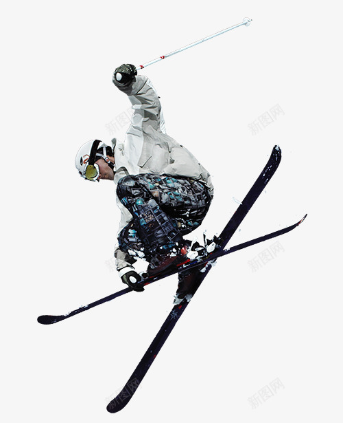 滑冰的人png免抠素材_新图网 https://ixintu.com 一个人在滑冰 冬季运动 运动项目