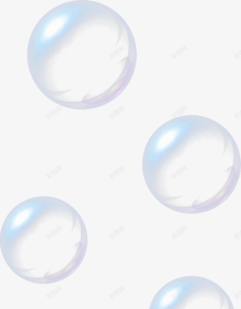 水泡png免抠素材_新图网 https://ixintu.com 彩泡 气泡 水泡 漂浮物 透明