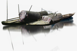 钓鱼船渔船野外自然景观高清图片