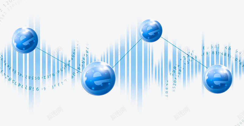 蓝色网络E标志png免抠素材_新图网 https://ixintu.com 数据曲线 曲线 环绕 环绕线条 线条 网络E 蓝色