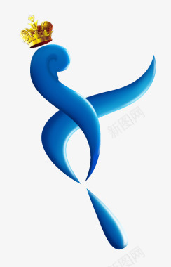 蓝天鹅logo图标图标