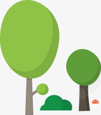 h5卡通大树png免抠素材_新图网 https://ixintu.com h5素材卡通大树 城市 环保 绿色