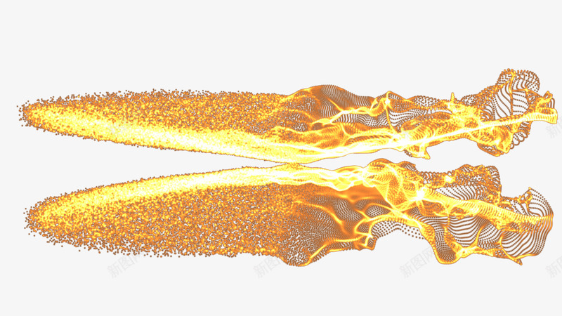 发光粒子特效动感png免抠素材_新图网 https://ixintu.com 动感 发光 粒子特效 线条