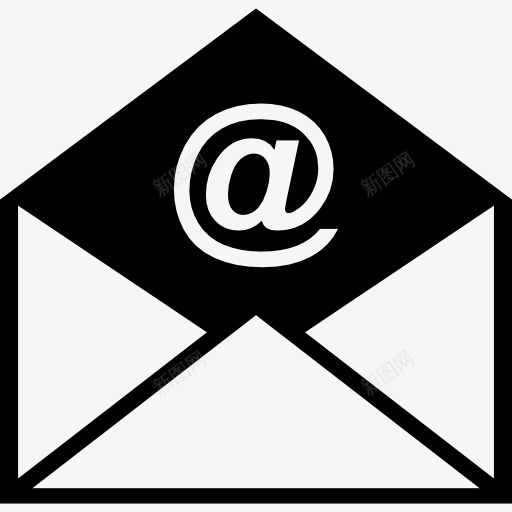 打开电子邮件信封图标png_新图网 https://ixintu.com 人道主义 信封 打开邮件 接口 电子邮件 邮件
