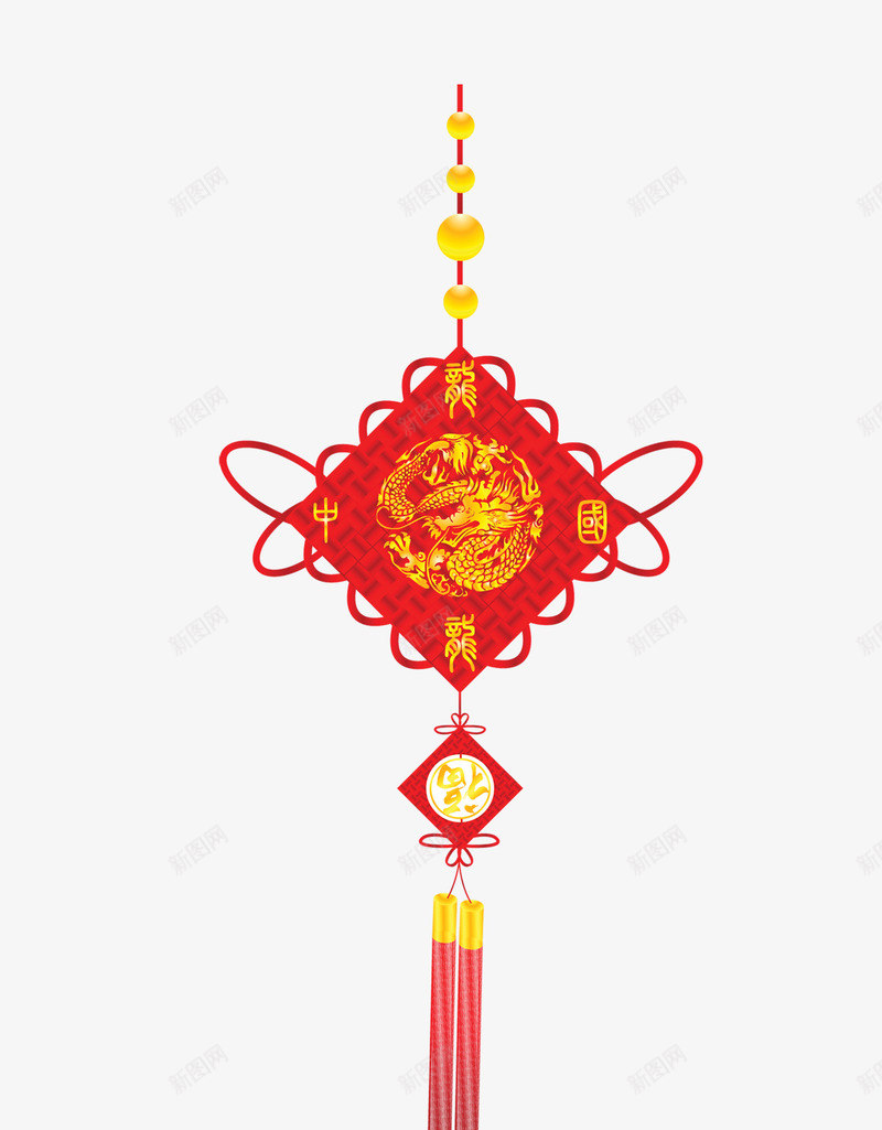 中国结png免抠素材_新图网 https://ixintu.com 中国结 喜庆 挂饰 春节