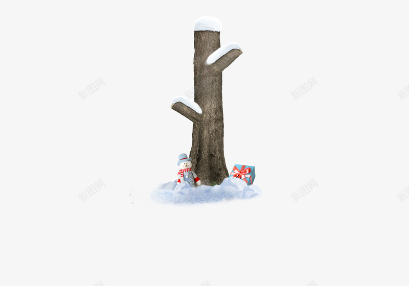冬天的树木枯木大雪png免抠素材_新图网 https://ixintu.com 冬天的树木枯木大雪