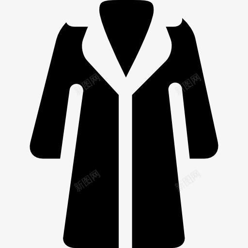 女人长外套图标png_新图网 https://ixintu.com femenine 冬季 妇女 时尚 服装