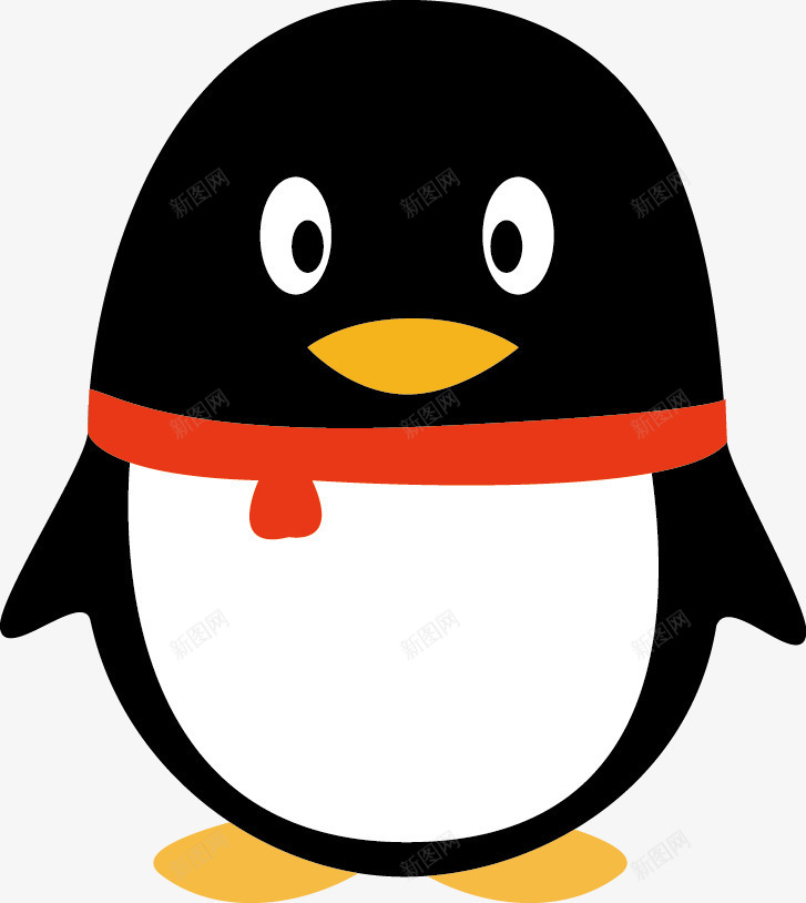 小企鹅png免抠素材_新图网 https://ixintu.com 卡通 插画 胖胖的企鹅 腾讯企鹅