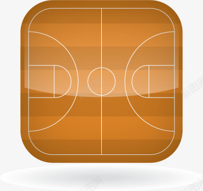篮球场LOGO图标图标